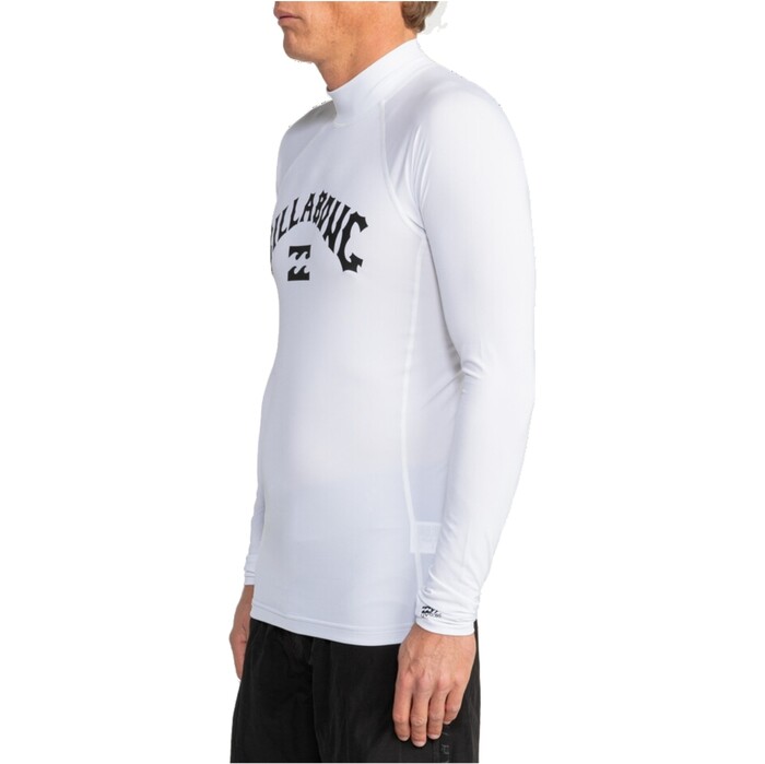 2024 Billabong Hombres Logo Surf Chaleco De Lycra De Manga Larga EBYWR03011 - White